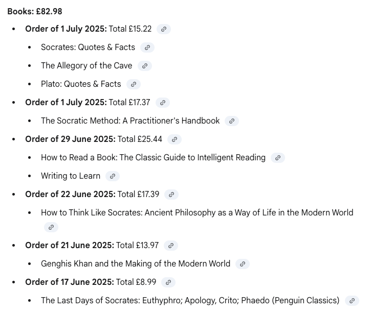 Book Purchases June 2025